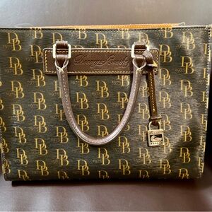 Vintage Dooney & Bourke Black Signature 1975 Handbag